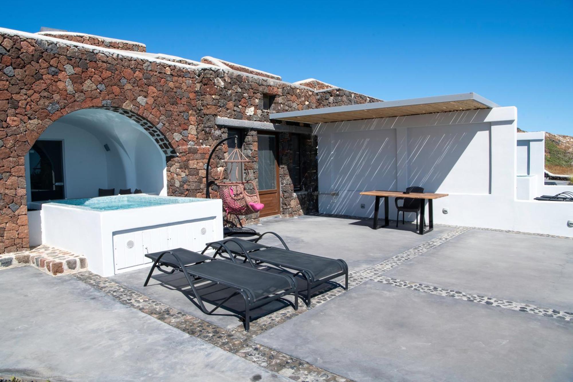 Luxe Efis Home Sea View 4 Villas & 4 Prive Jacuzzi Imerovigli  Exterior foto