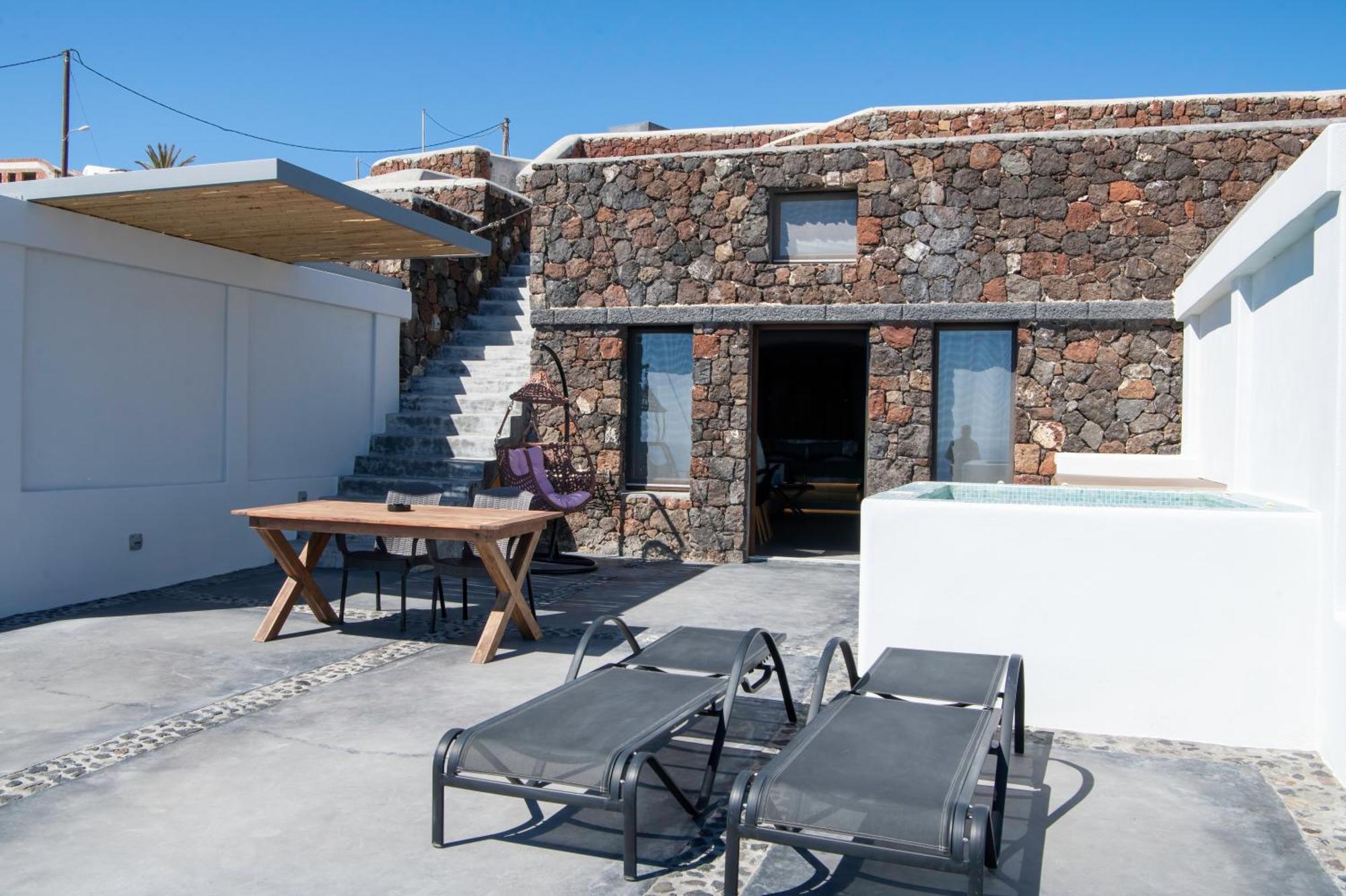 Luxe Efis Home Sea View 4 Villas & 4 Prive Jacuzzi Imerovigli  Exterior foto